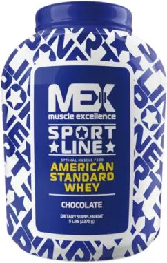 Протеин Mex Nutrition American Standard Whey New 2270 г Шоколад (34659081448)