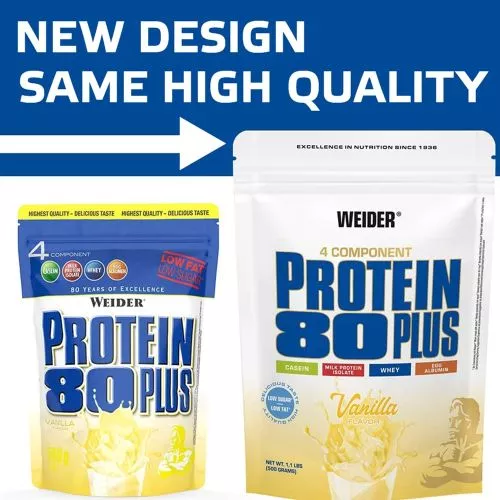 Протеїн Weider Protein 80+ 500 г Vanilla (4044782301050) - фото №2