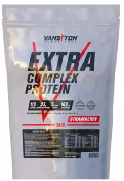 Протеин Vansiton EXTRA 3.4 кг Strawberry (4820106590979)