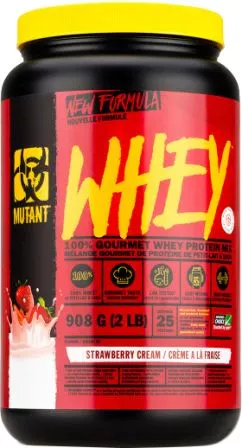 Протеин Mutant Whey 908 г Strawberry Cream (627933027326)