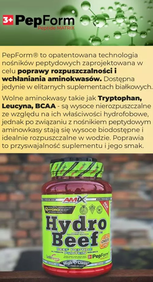 Протеїн Amix Hydro Beef 2000 г Шоколад Карамель Горіх (8594159538405) - фото №5