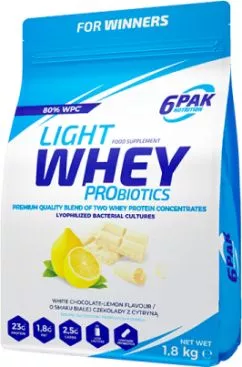 Пробіотик 6PAK Light Whey Probiotics 1800 г Полуниця (5902811807630)