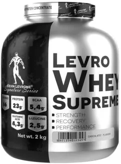Протеїн Kevin Levrone Levro Whey Supreme 2000 г Полуниця-банан (5903719210263)