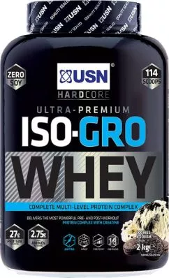 Протеин USN Iso Gro Whey 2000 г. Шоколад (6009701197815)