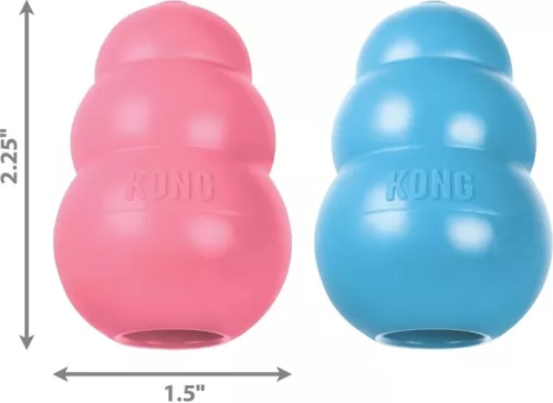 Kong Puppy Груша-годівниця 3,56 x 5,72 x 3,56 см (каучук) - фото №3