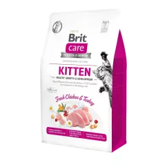 Сухий корм для кошенят Brit Care Kitten HGrowth & Development 2 кг (курка та індичка) (171278/0679)