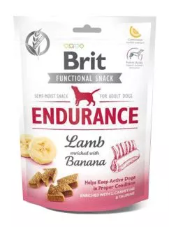 Brit Care Endurance Функціональні ласощі ягня з бананом для собак, 150 г