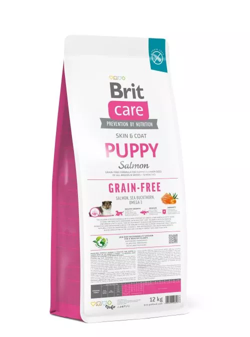 Сухий корм Brit Care Dog Grain-free Puppy для цуценят, беззерновий з лососем, 12 кг (172195) - фото №3