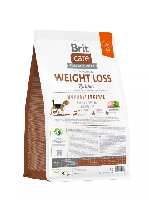 Сухой корм Brit Care Dog Hypoallergenic Weight Loss для собак с лишним весом, гипоаллергенный с кроликом, 3 кг (172224) - фото №4