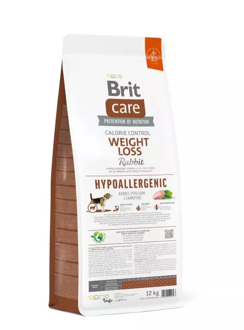 Сухой корм Brit Care Dog Hypoallergenic Weight Loss для собак с лишним весом, гипоаллергенный с кроликом, 12 кг (172225) - фото №4