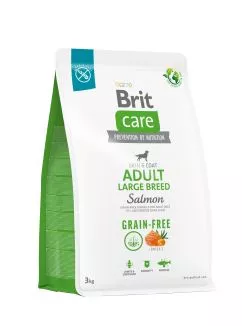 Сухой корм Brit Care Dog Grain-free Adult Large Breed для собак больших пород, беззерновой с лососем, 3 кг (172203)