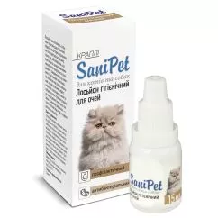 Лосьон ProVET SaniPet для ухода за глазами кошек и собак, 15 мл (капли) (PR020060)