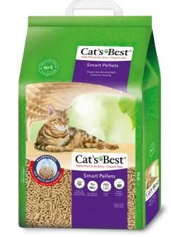 Наполнитель Cat’s Best Smart Pellets для кошачьего туалета, древесный, 20л/10кг (JRS321742/7429)