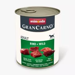 Влажный корм Animonda GranCarno для взрослых собак, с говядиной и дичью, 800 г (AM-82745)