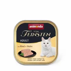 Animonda Vom Feinsten з яловичиною та куркою, 100 г вологий корм для котів
