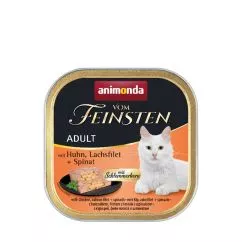 Animonda Vom Feinsten с курицей, лососем и шпинатом, 100 г влажный корм для котов