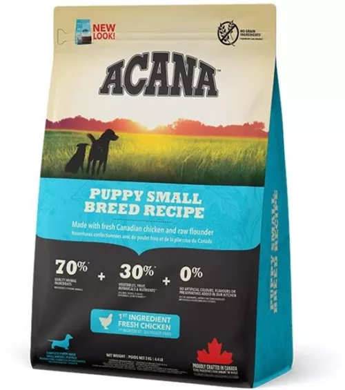 Acana Puppy Small Breed 2 kg сухой корм для щенков и молодых собак мелких пород - фото №2