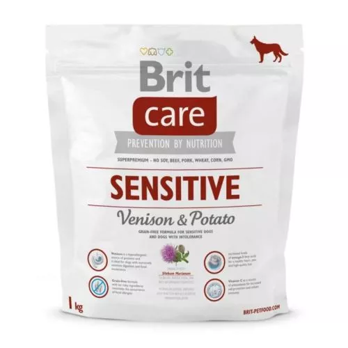 Brit Care Sensitive Venison & Potato 3 kg сухой корм для собак с чувствительным пищеварением - фото №3