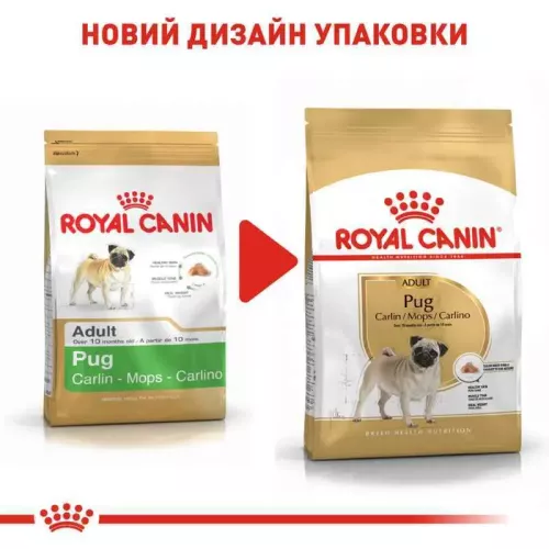 Royal Canin Pug 3 kg сухий корм для дорослих собак породи мопс - фото №3