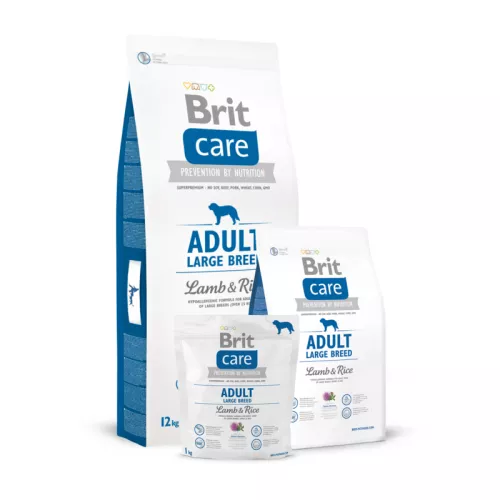 Brit Care Adult Large Breed Lamb and Rice 12 kg сухий корм для дорослих собак великих порід - фото №2