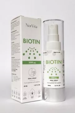 Биотин (Витамин Н) NorVita Спрей 30 мл (NV005)