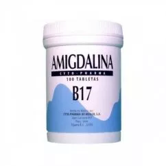 Вітамін B17 амігдалін, Amygdalin, Cyto Pharma, 500 мг, 100 таблеток (CYTO-B17500100)