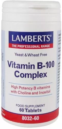 Комплекс витаминов Lamberts B-100 60 таблеток (5055148400316)