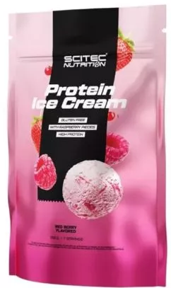 Протеиновое мороженое Scitec Nutrition Protein Ice Cream 350 г Красная ягода (5999100027435)