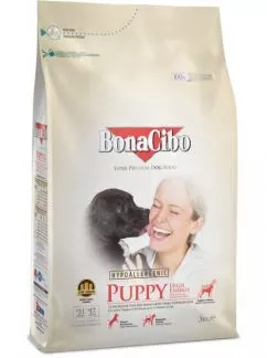 Корм для собак BonaCibo Puppy High Energy Chicken&Rice with Anchovy 3 кг (BC406151)