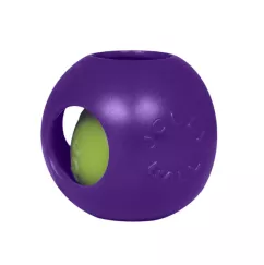 Игрушка для собак Jolly Pet двойной мяч TEASER BALL фиолетовый 16 см (1506PRP)