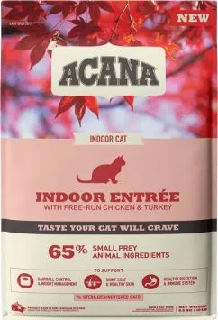 Корм для кошек Acana Indoor Entree Cat 4.5 кг (a71451)