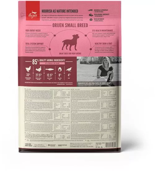 Сухой корм для собак малых пород Orijen Small Breed 4.5 кг o71477 (0064992714772) - фото №3