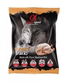 Ласощі для собак Alpha Spirit Dog Snacks Turkey (н/в ласощі з індички, кубики) 50г. (as4002350)