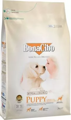 Корм для собак BonaCibo Puppy Chicken&Rice with Anchovy 3 кг (BC406106)