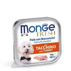 Влажный корм Monge Dog FRESH с индейкой 0,1кг (70013024)