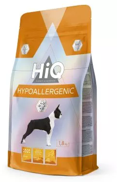 Сухой корм для взрослых собак всех пород с чувствительным пищеварением HiQ Hypoallerгenic 1,8кг (HIQ45900)