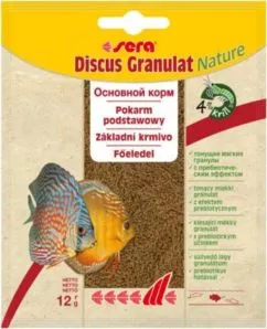 Корм для всех видов дискус в гранулах Sera Discus granules Nature 12 г (00308)