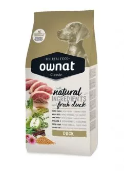 Сухий корм Ownat Classic Dog Adult Duck для дорослих собак з качкою 12 кг (14019)