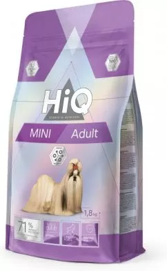 Сухий корм HiQ Mini Adult 1.8кг (HIQ46389)