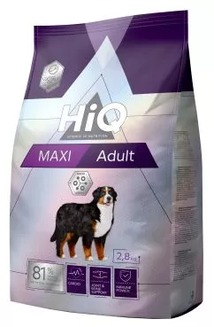 Сухой корм для взрослых собак крупных пород HiQ Maxi Adult 2,8кг (HIQ45382)