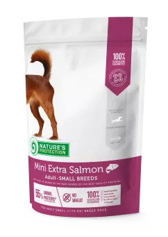 Сухой корм для взрослых собак малых пород с лососем Mini Extra Salmon Adult Small Breeds 500g (NPS45736)