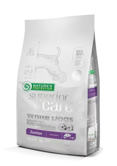 Сухий корм для цуценят Nature's Protection White Dogs Grain Free Junior All Breeds 10кг (NPSC45672)