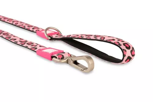 Повідець Short Leash - Leopard Pink L (120008) - фото №2