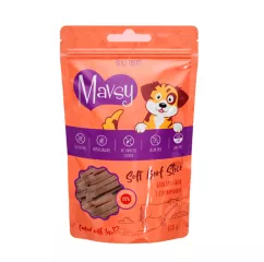 Лакомство Mavsy-Soft Beef Slice, 100 g / Бефстроганов из говядины для собак, 100 г (LSB02)