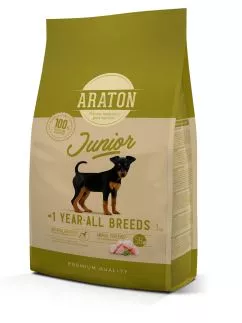 Сухой корм для щенков всех пород Araton Junior All Breeds 3кг (ART45962)