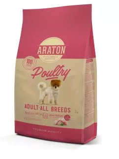 Cухий корм для дорослих собак всіх порід Araton Poultry Adult All Breeds 3кг (ART47480)