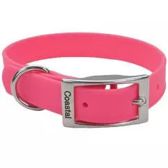 Нашийник Coastal Fashion Waterproof Dog Collar КОСТАЛ водонепроникний для собак , Рожевий , 1,9х43 см (04612_PNK17)