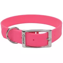 Нашийник Coastal Fashion Waterproof Dog Collar КОСТАЛ водонепроникний для собак , Рожевий , 2,5х61 см (04912_PNK24)