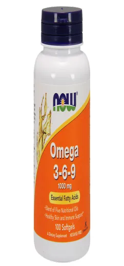Комплекс незаменимых жирных кислот NOW Omega 3-6-9 100 капсул (NOW-01835)
