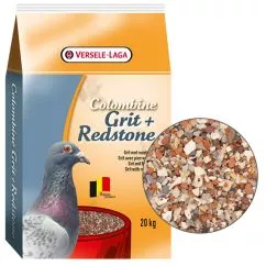 Мінеральна добавка Versele-Laga Colombine ГРИТ З ЧЕРВОНИЙ КАМІНЬ (Grit+RedStone) для птахів , 20 кг (123317)